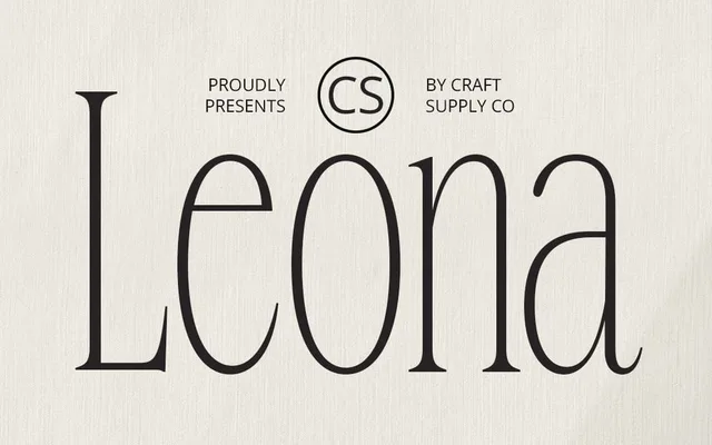 CS Leona specimen from Studio 2AM