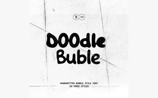 Doodle Bubble specimen from Studio 2AM
