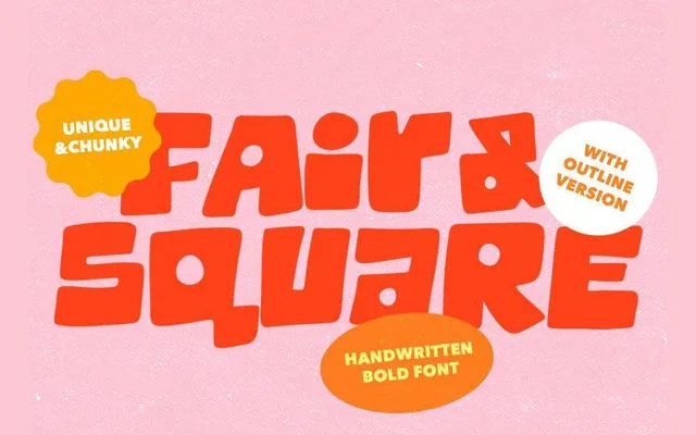 Fair Square specimen from Studio 2AM