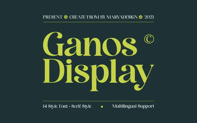 Ganos specimen from Studio 2AM