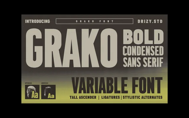 Grako specimen from Studio 2AM