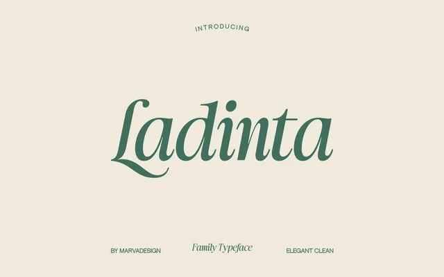 Ladinta specimen from Studio 2AM