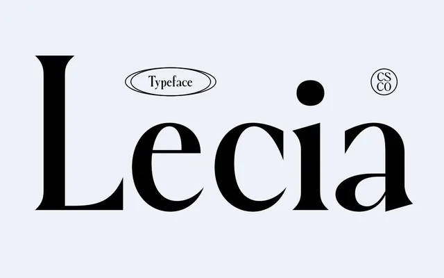 Lecia specimen from Studio 2AM