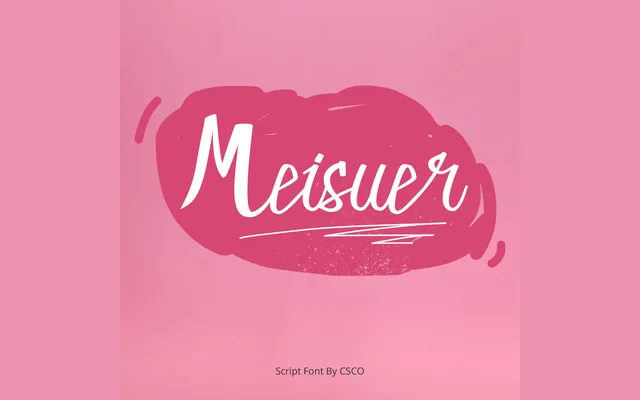 Meisuer specimen from Studio 2AM