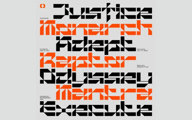 OCR Pexsar specimen from Studio 2AM