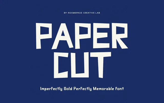 Paper Cut specimen from Studio 2AM