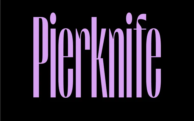 Pierknife specimen from Studio 2AM