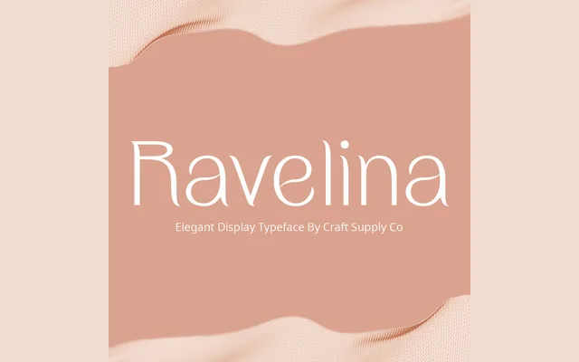Ravelina – Elegant Sans specimen from Studio 2AM