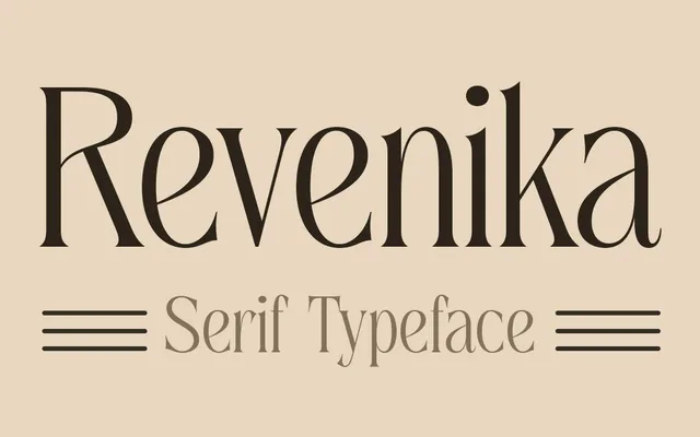 Revenika specimen from Studio 2AM