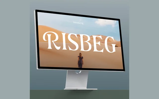 Risbeg – Elegant Serif specimen from Studio 2AM