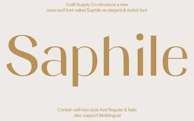 Saphile specimen from Studio 2AM