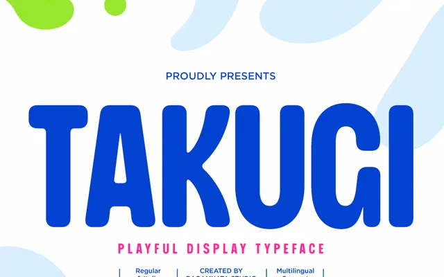 Takugi specimen from Studio 2AM