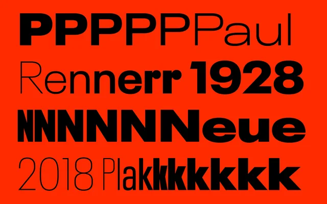 Neue Plak specimen from Studio Linda Hintz