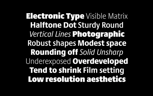 Praxis Next specimen from Studio Linda Hintz
