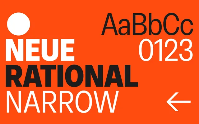 Neue Rational Narrow specimen from Studio Rene Bieder