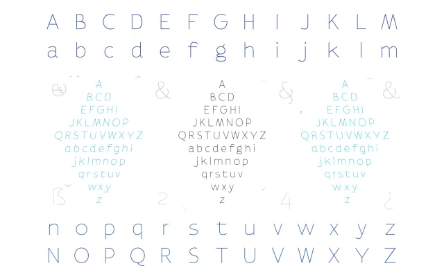 ST Tenzin specimen from Studio Type