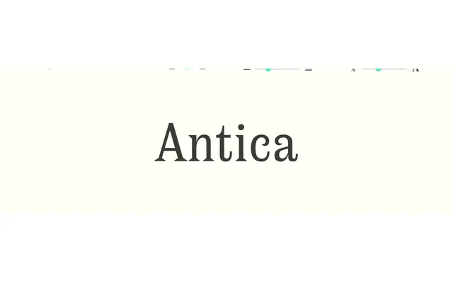 Antica specimen from Sudtipos