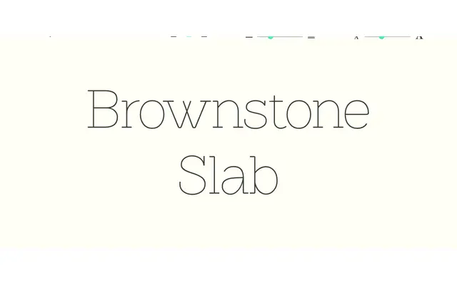 Brownstone Slab specimen from Sudtipos