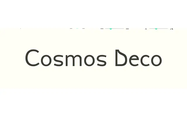 Cosmos Deco specimen from Sudtipos
