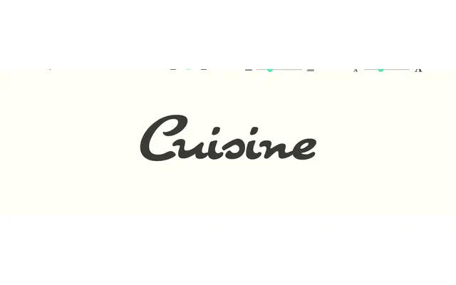 Cuisine specimen from Sudtipos