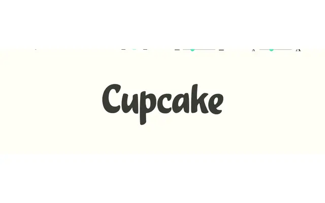 Cupcake specimen from Sudtipos