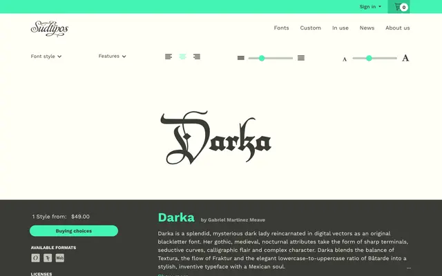 Darka specimen from Sudtipos