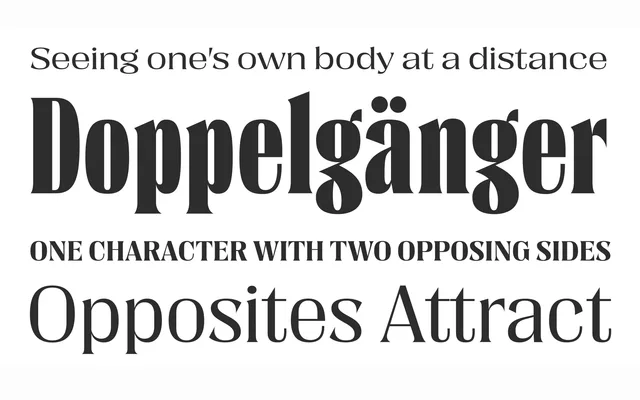 Dilemma Serif specimen from Sudtipos