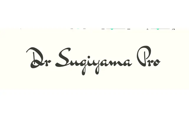 Dr Sugiyama Pro specimen from Sudtipos