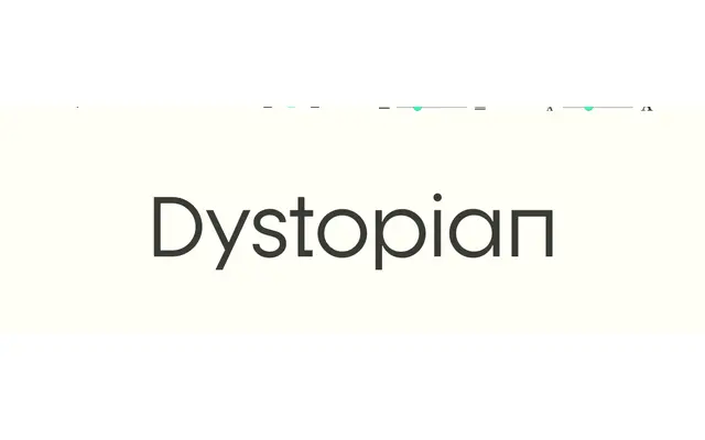 Dystopian specimen from Sudtipos
