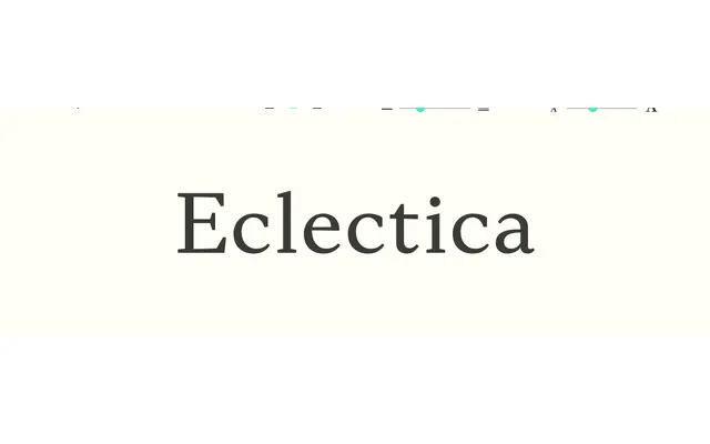Eclectica specimen from Sudtipos