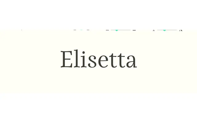 Elisetta specimen from Sudtipos