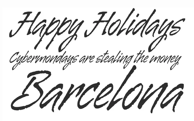 Galgo Script specimen from Sudtipos