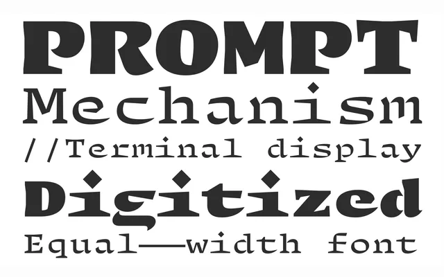 Griff Mono specimen from Sudtipos