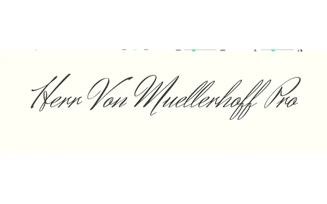 Herr Von Muellerhoff Pro specimen from Sudtipos