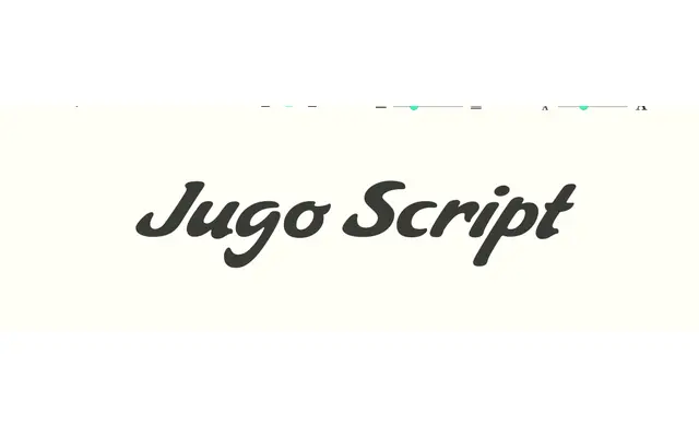 Jugo Script specimen from Sudtipos