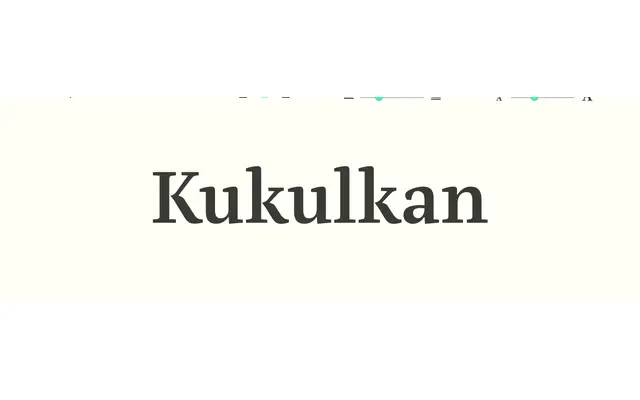 Kukulkan specimen from Sudtipos
