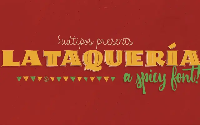 La Taquería specimen from Sudtipos