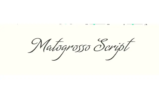 Matogrosso Script specimen from Sudtipos