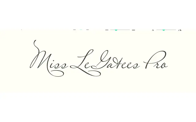 Miss Le Gatees Pro specimen from Sudtipos