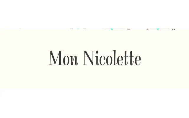 Mon Nicolette specimen from Sudtipos