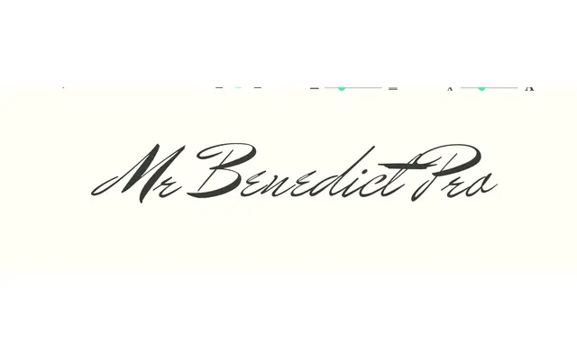 Mr Benedict Pro specimen from Sudtipos