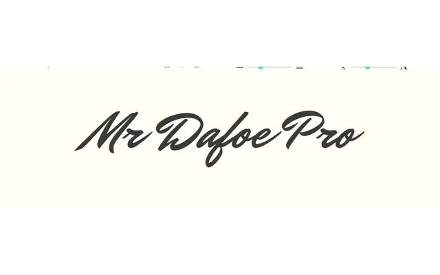 Mr Dafoe Pro specimen from Sudtipos