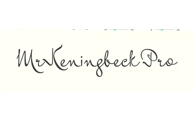 Mr Keningbeck Pro specimen from Sudtipos