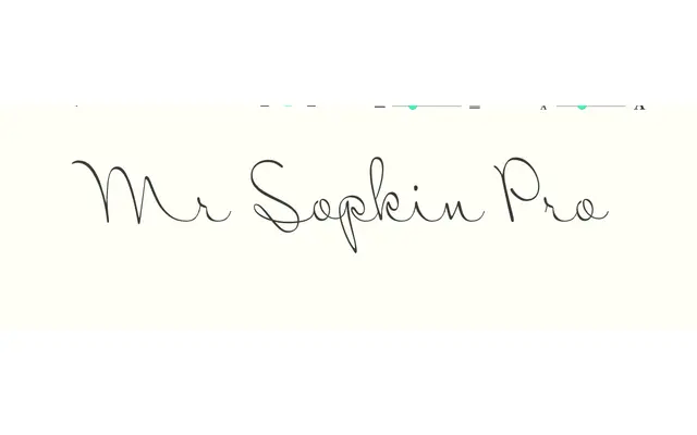 Mr Sopkin Pro specimen from Sudtipos