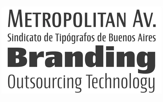 Newbery Sans specimen from Sudtipos