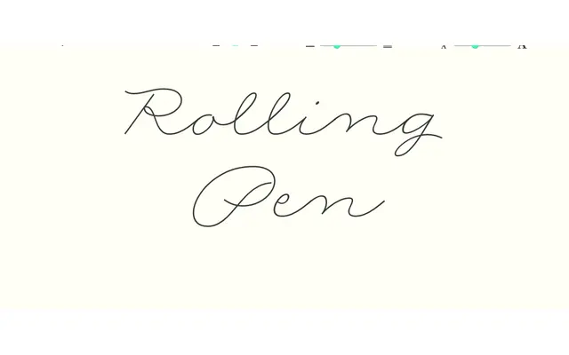 Rolling Pen specimen from Sudtipos