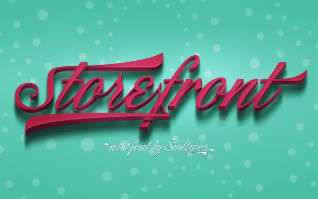 Storefront Pro specimen from Sudtipos