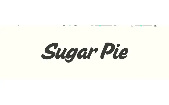 Sugar Pie specimen from Sudtipos