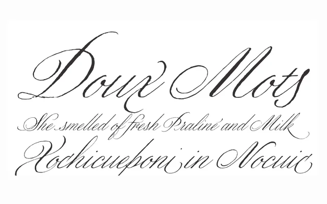 Wordless Script specimen from Sudtipos