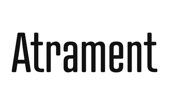 Atrament specimen from Suitcase Type Foundry